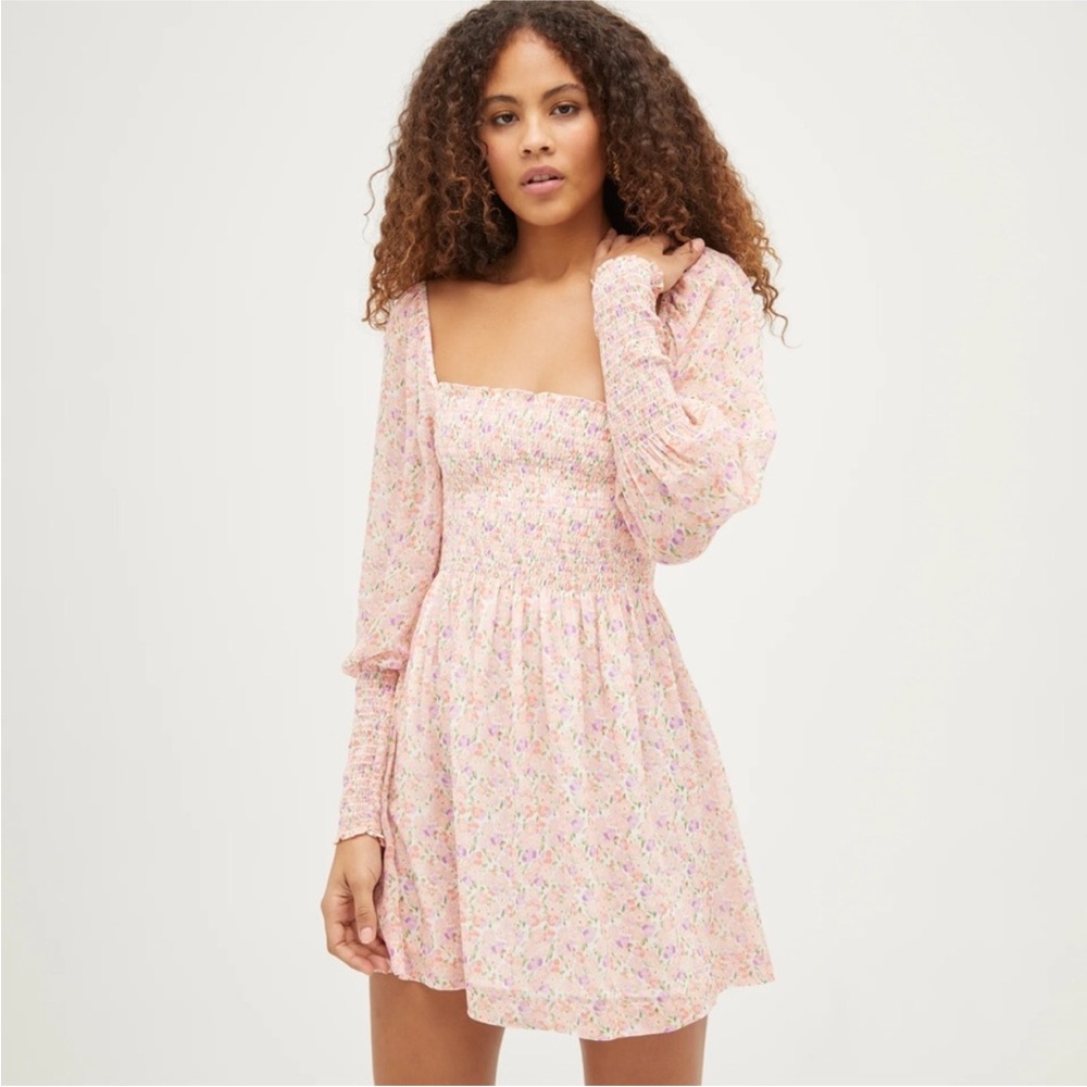 NWT Hill House Grace Mini Nap Dress - Pink Pansy